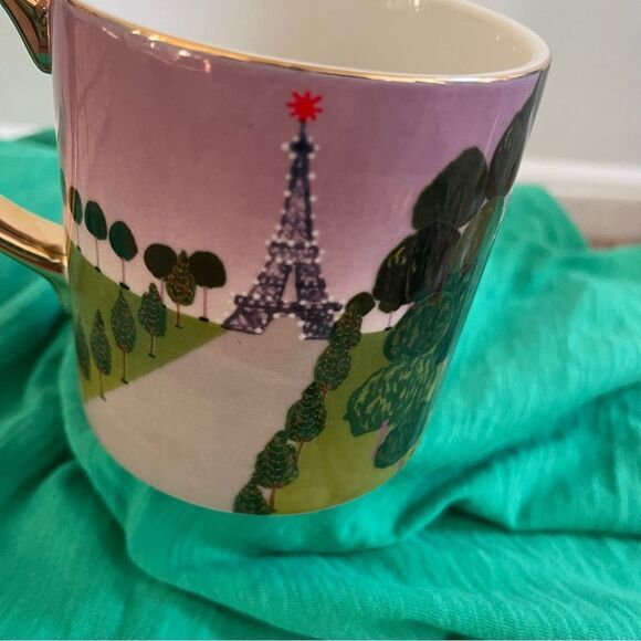 Anthropologie Noel A Paris mug and plate set NEW - Picture 9 of 14